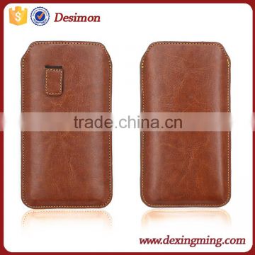 Manufactor Desimon PU leather pouch bag for huawei nexus 6P case cover