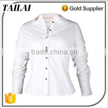 Professional manufacture Latest design Cheap Casual ladies shirt and blouse