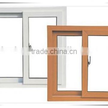 Anti-aging nonflammable PVC profile tempered glass sliding window