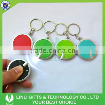 Promotional Round Led Keychain Torch