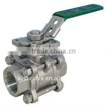 Three Pieces CF8M Ball Valve