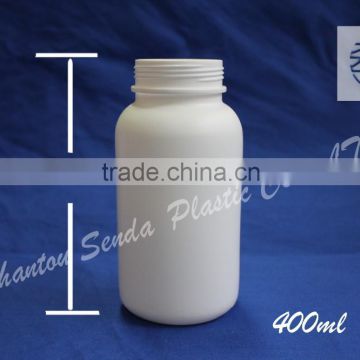 round cap cosmetic packaging, round plastic candy container, round bottom bottle 400ml