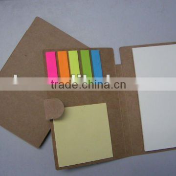 2012 New design note pad with adhesives tabs