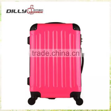 Silver abs trolley luggage case 20'' 24'' 28'',travel luggage bag set
