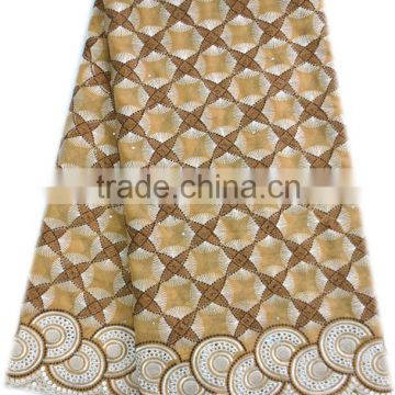 high quality swiss lace printed cotton voile