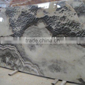 jade silvery marble slabs