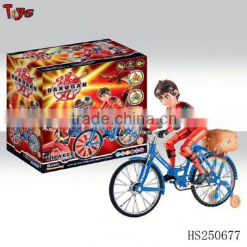 BO musical and light plastic bike toys model