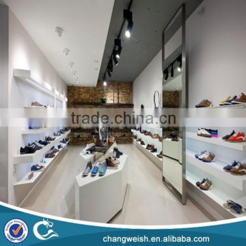 wall mount shoe display shelf,retail shoe shelf display for store