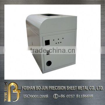 China manufacturer sheet metal enclosure fabrication, customized iron white sheet metal machinery enclosure