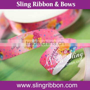 New Arrival Happy Mother's Day Printed Grosgrain Ribbon