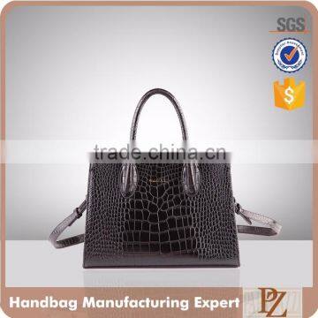 5132- 2016 New fashion crocodile synthetic leather handbags online for women