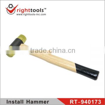 wood handle install hammer