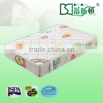 Compressed rolled up high-resistant 7 zone cold foam mattress with removable knitting cover DS-E12