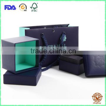 Factory supply Custom Printed Jewelry box , luxury cardboard Jewelry Box