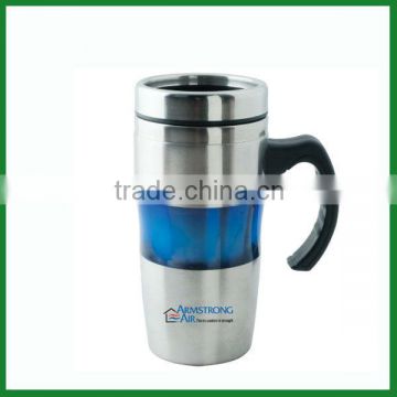 Promotional 450ML Custom Auto Travel Mug With Handle