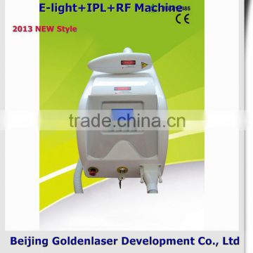 2013 Exporter E-light+IPL+RF machine elite epilation machine weight loss electrical epilation machine for duck