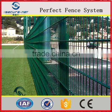 twin wire flat mesh panels double horizontal wire metal fence supplier