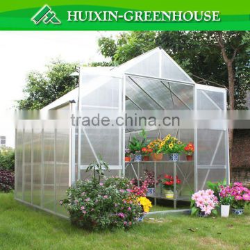 New Product Used Hydroponic Commercial Greenhouses with Aliminium Frame Two Roof Windows