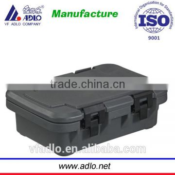 High quality LLDPE food storage black plastic food packaging box