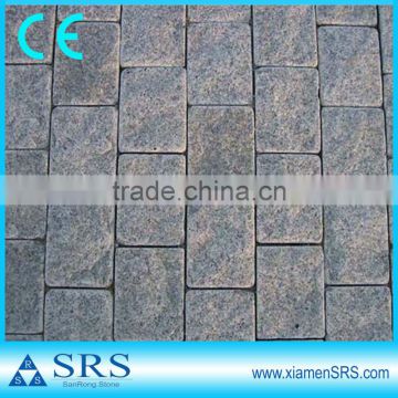 Split natural stone gray pavers