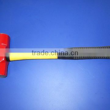 Sledge hammer with fiber handle
