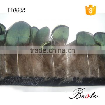 Hot sale 6cm top quality feather trim for sale