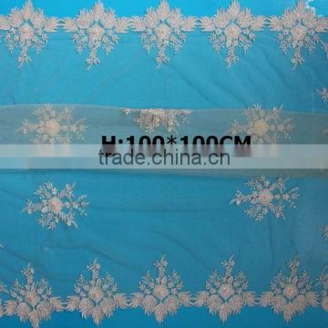 New hand embroidery designs party table cloth in best price