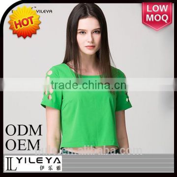 YILEYA new products high quality plain t-shirt
