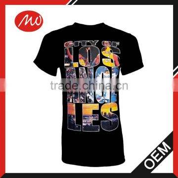 Shantou OEM factory new design cotton sport print t-shirt for men