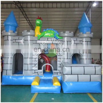 2017 Aier inflatable castle bouncer with water slide
