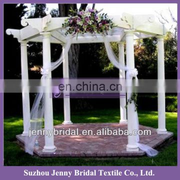 BCK049 Hot sale popular chiffon and organza luxurious wedding backdrop curtains