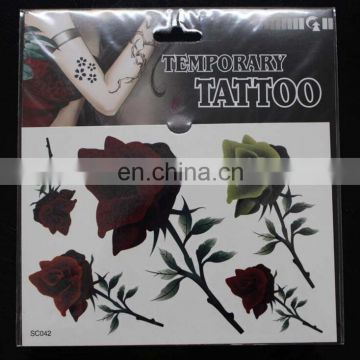 Rose decorative body tattoo sticker