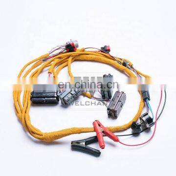 Excavator Diesel Engine Test Wiring Harness Controller Monitor Display Wire Harness