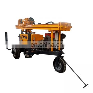 Pneumatic Rotary Table Drilling Rig Water Well Portable Free Spare Parts Online Support Video Technical Support for Water Wells