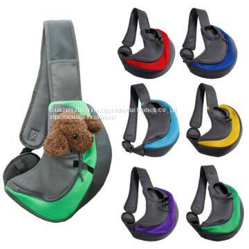 China supplier outdoor felt pet snack sling dog chest the pet chest carrier bag