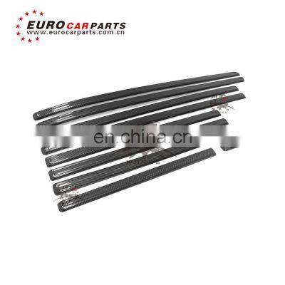 2020 G class w463A w464 G500 G350 G63 carbon finber side trims for w463A w464 G500 G350 G63 carbon exterior trims with LOGO