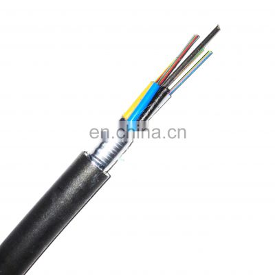 2~144 Cores GYTS Outdoor Optical Fiber Cable Single Mode G652D Single mode Aerial Optical Fiber Cable
