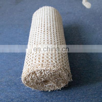 OEM Wholesale Natural Bleached Rattan Mesh Roll Half Inch Hand Woven Knitted Sheet Bamboo Cane Sheet Weaving from Viet Nam