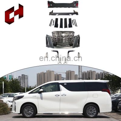 Ch Car Upgrade Hood Front Lip Support Splitter Rods Rear Lamps Car Conversion Kit For Toyota Alphard 2018-2020