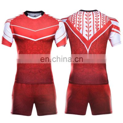 Wholesale Price Custom Your Own Sublimation Printed Rugby Wear Rugby Jerseys Rugby Uniforms