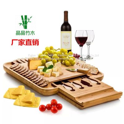 Bamboo wooden cheese board set bamboo wooden cutting board set Wholesale