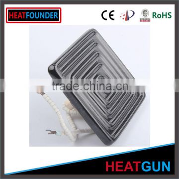 WHOLESALE CE CERTIFICATION CUSTOMIZED ELECTRIC INDUSTRIAL INFRARED CERAMIC HEATER PLATE WITH THERMOCOPULE