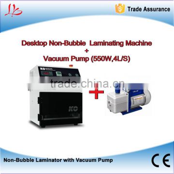 Desktop Non Bubble Laminator with Vacuum Pump