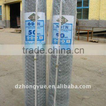 hot dipped galvanized hexagonal wire mesh