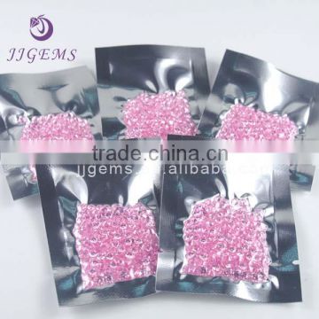 3.0mm various colored zirconia pink cubic zirconia in stock