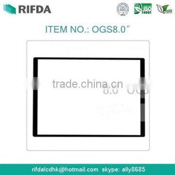 Chinese OGS ips touch screen panel 8.0 inch