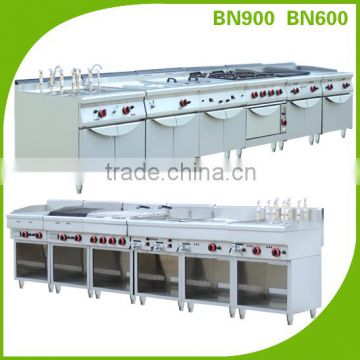 Commercial combination Stainless Steel Kitchen equipments/restaurant equipments/Catering equipments