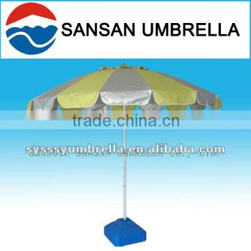 Supply 16K aluminum pole windproof sunshade umbrella