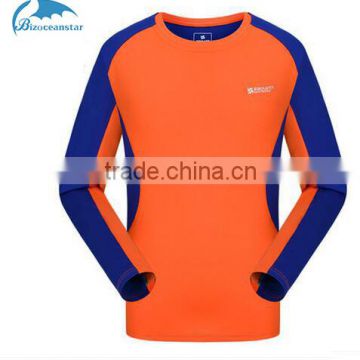 2016 new design spring summer children long sleeve T-shirt outdoor sun protection quick-dry clothing
