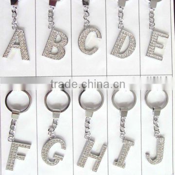 fashion zinc alloy metal alphabet letter pendants
